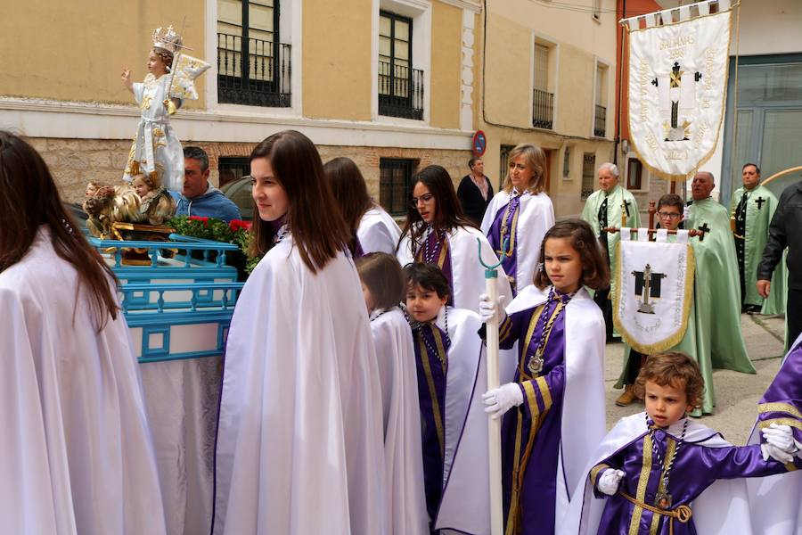 Fotos: Los niños, protagonistas de la despedida de la Semana Santa en Baltanás