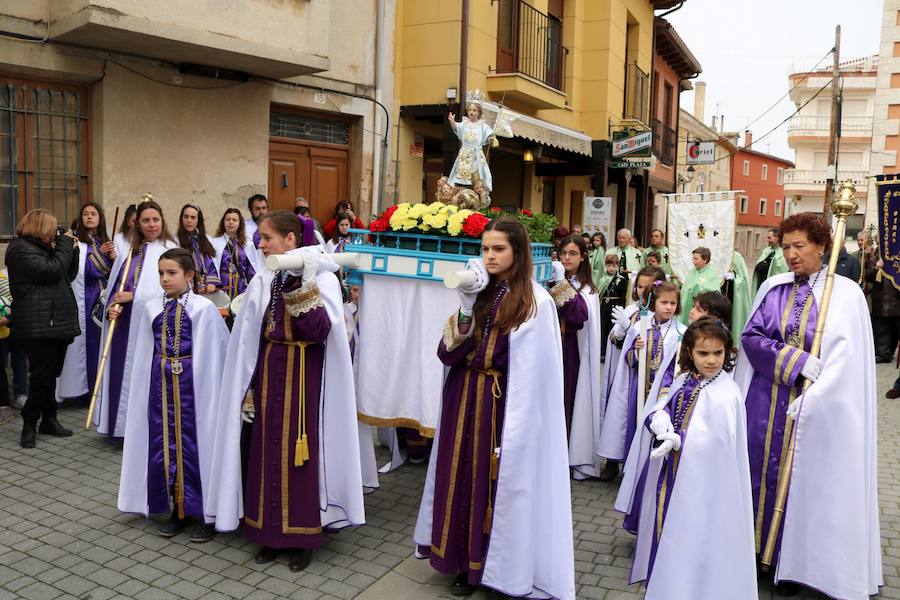 Fotos: Los niños, protagonistas de la despedida de la Semana Santa en Baltanás