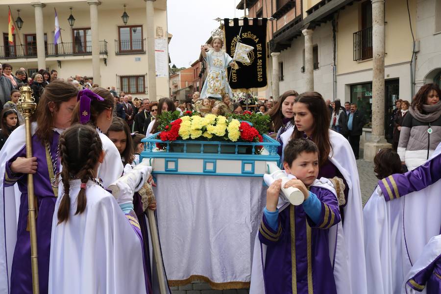 Fotos: Los niños, protagonistas de la despedida de la Semana Santa en Baltanás