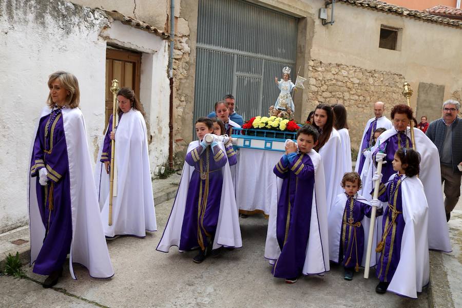 Fotos: Los niños, protagonistas de la despedida de la Semana Santa en Baltanás