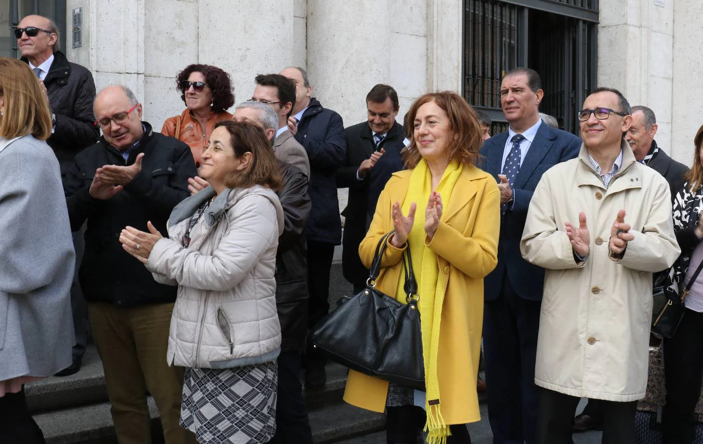 Fotos: Concentración de jueces y fiscales a las puertas de la Audiencia Provincial de Valladolid