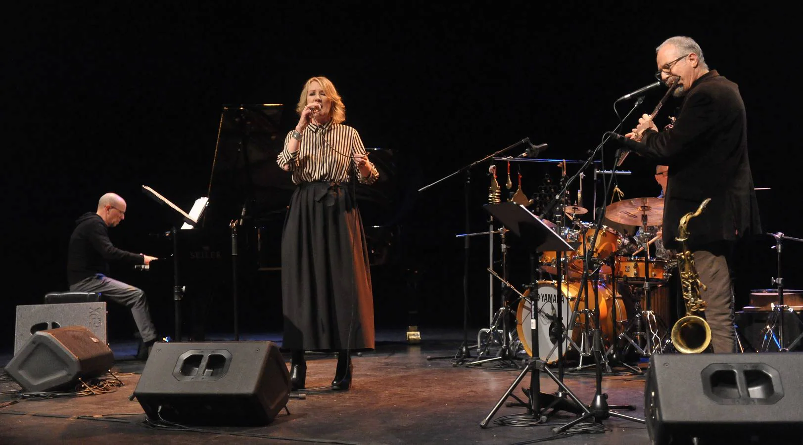Fotos: Nina Pedersen en festival de Jazz de Valladolid que se celebra en el LAVA