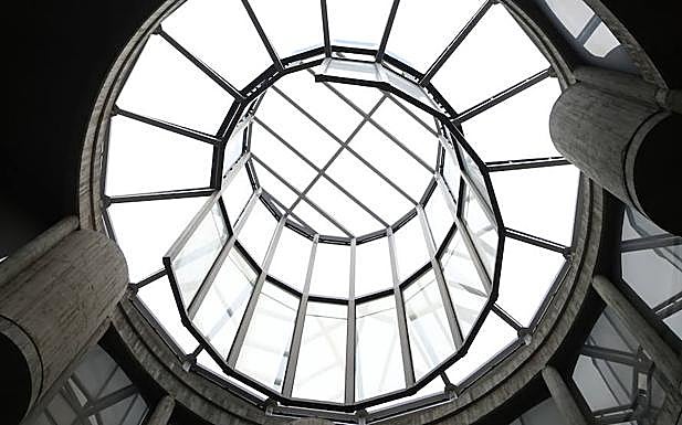 Lucernario del Museo de Palencia, que será objeto de la remodelación. 