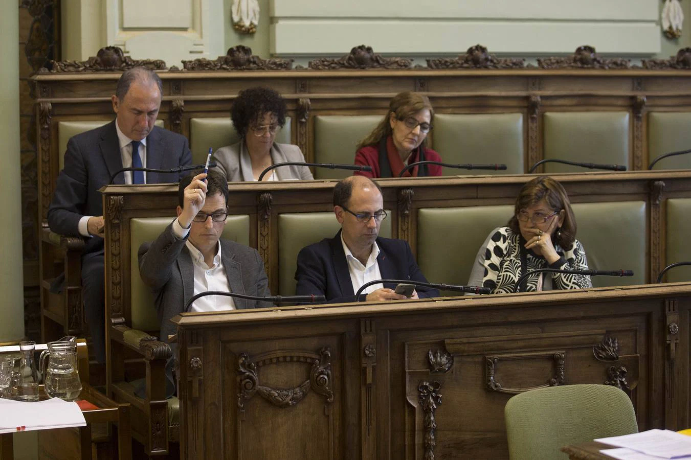 Fotos: Pleno en el Ayuntamiento de Valladolid