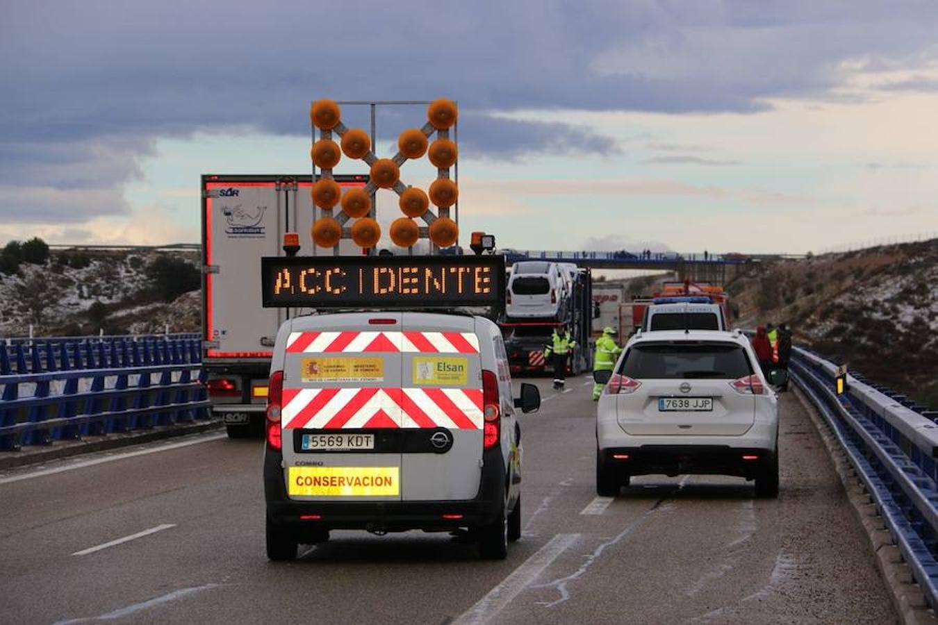 Fotos: Accidente en la A-66