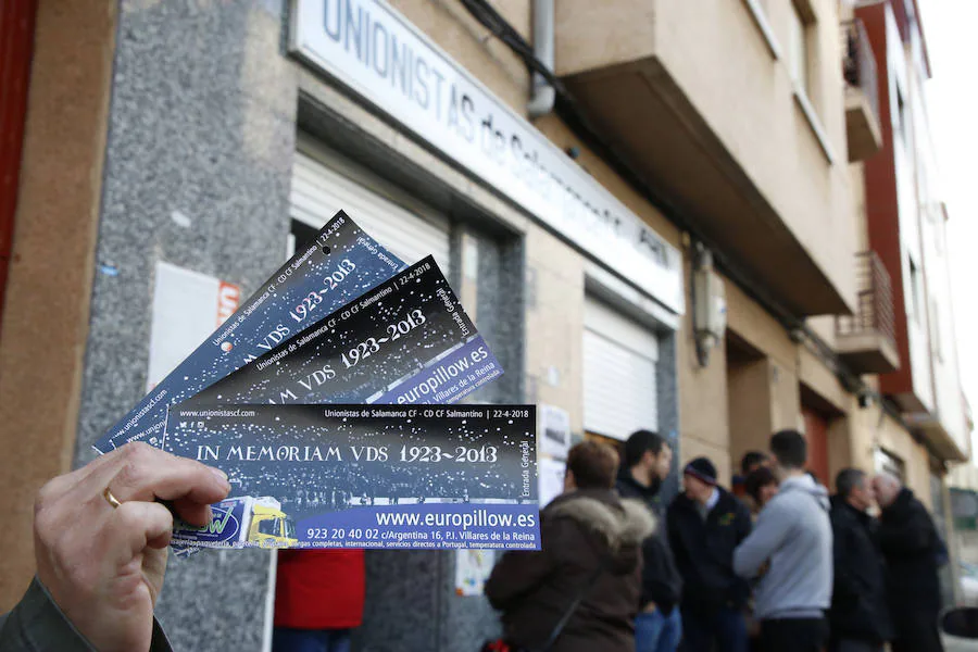 El equipo anfitrión, Unionistas, inició ayer en su sede la venta de entradas para este encuentro y ya se despacharon casi 300 en el primer día de venta para los socios