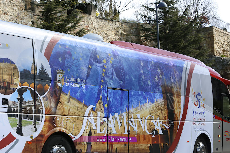 Los vehículos de largo recorrido que cubren la línea Salamanca-Madrid, que transporta anualmente cerca de un millón de personas, estarán en circulación durante al menos dos meses