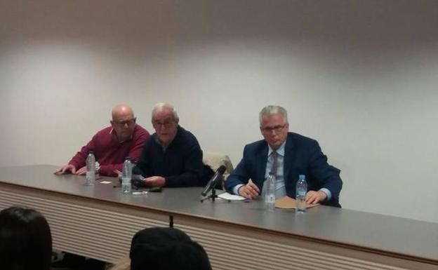 El ex magistrado, Baltasar Garzón en una conferencia en Aranda de Duero.