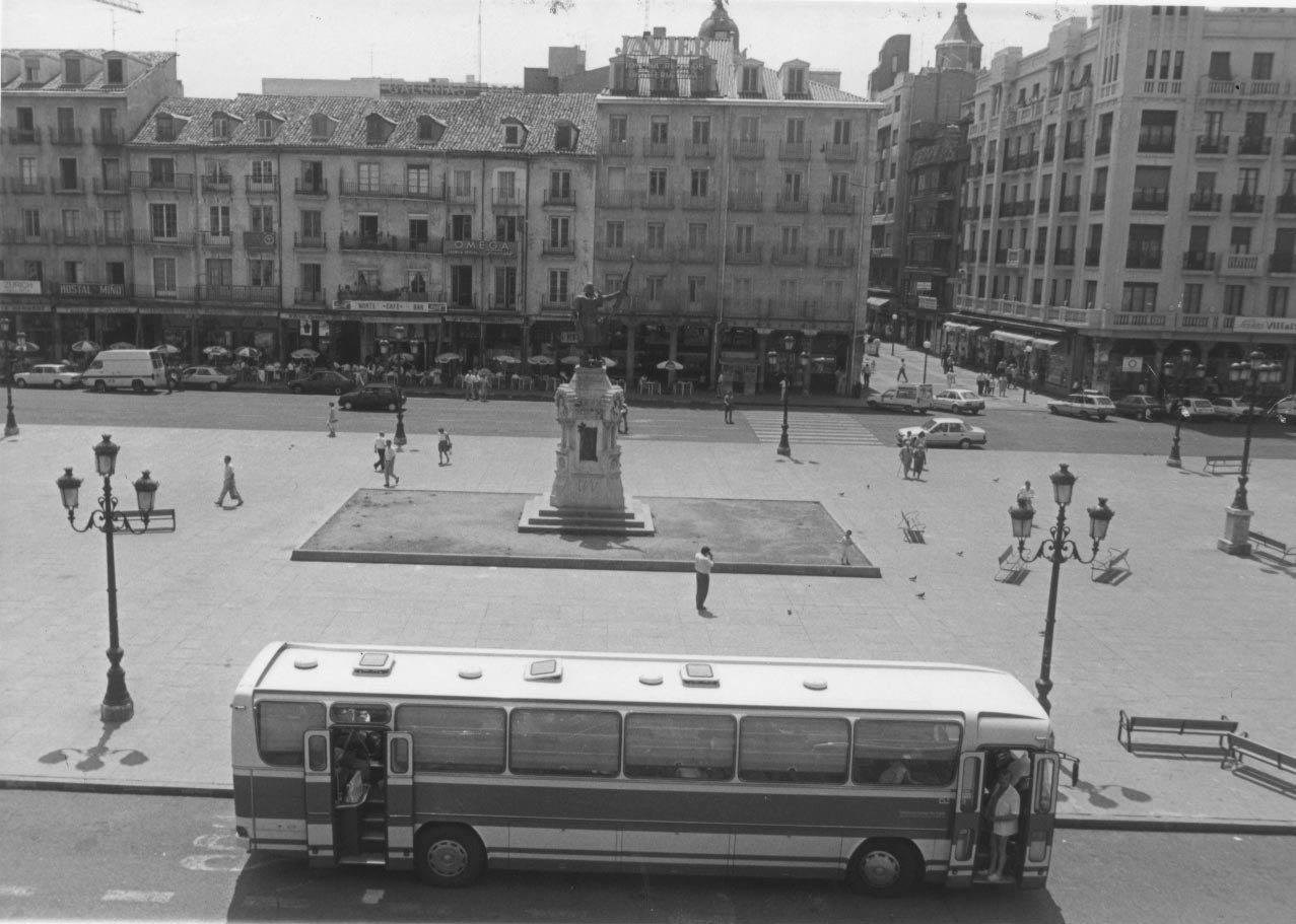 La Plaza Mayor, antes de su remodelación.