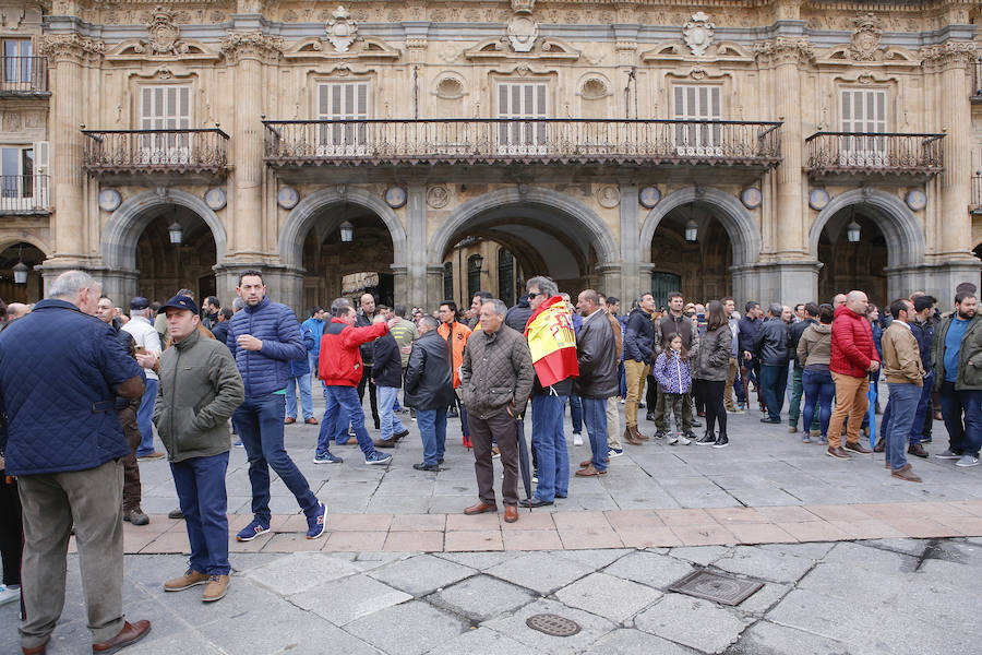 Fotos: Manifestación de cazadores en Salamanca