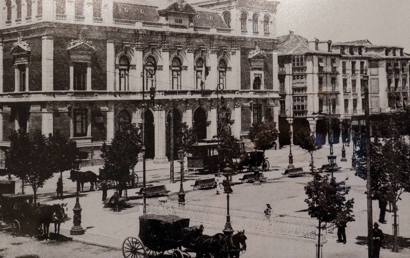 Una exposición que refleja la transformación de espacios emblemáticos de la ciudad a través del material gráfico del Archivo Municipal de Valladolid, de la Fundación Joaquín Díaz y fotografías de Jean Laurent, Bernardo Maeso, Luis del Hoyo, Patricio Cacho y Marcelino Muñoz