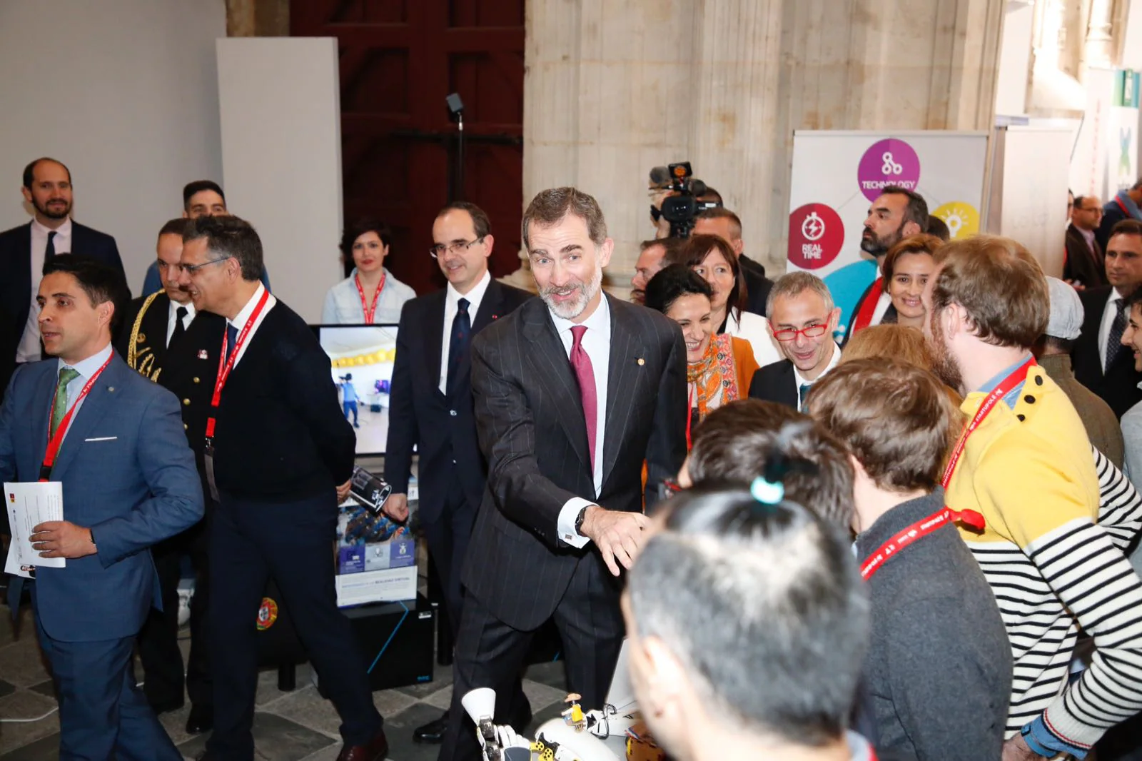 El presidente del Portugal, Marcelo Rebelo de Sousa, concluye en Salamanca su visita de Estado de tres días a España con un acto en el paraninfo de la Universidad más antigua del país en compañía de Felipe VI.