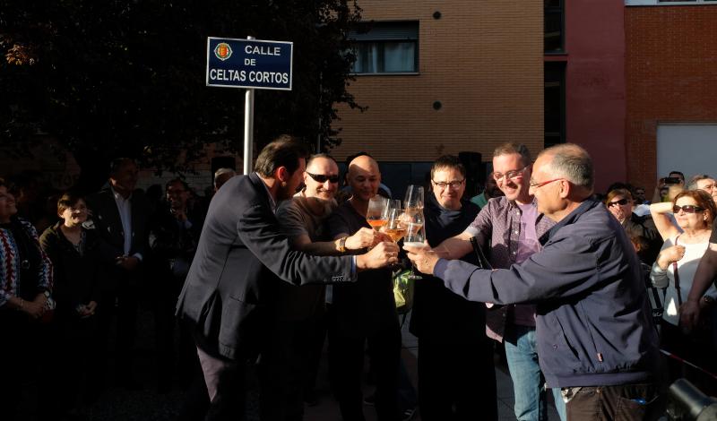 Inauguración de la calle Celtas Cortos