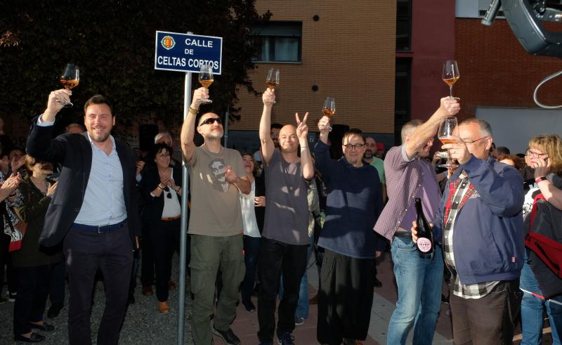 Inauguración de la calle Celtas Cortos