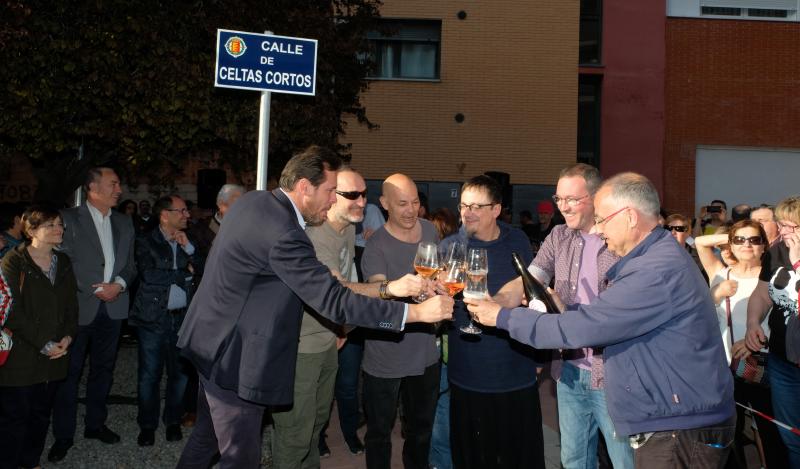 Inauguración de la calle Celtas Cortos