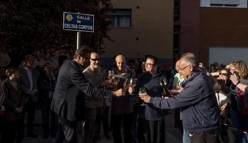 Inauguración de la calle Celtas Cortos