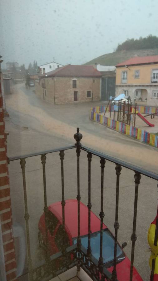 Fotos: Tormenta del domingo por la tarde en Ciguñuela