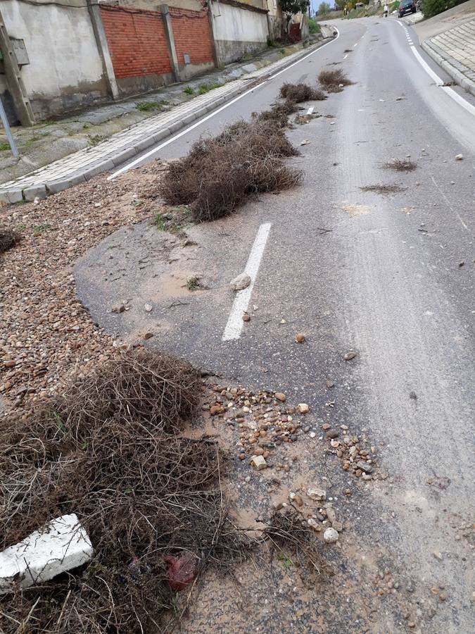 Fotos: Tormenta del domingo por la tarde en Ciguñuela