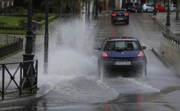 Zona de la Antigua donde se produjeron balsas de agua. 