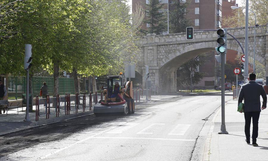 Fotos: Asfaltado de varias calles de la capital