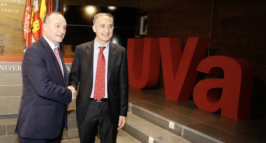 Fotos: Antonio Largo, nuevo rector de la Universidad de Valladolid