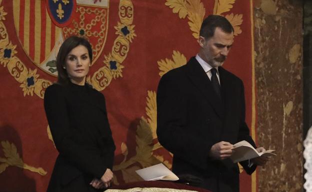 Los reyes Felipe VI y Letizia. 