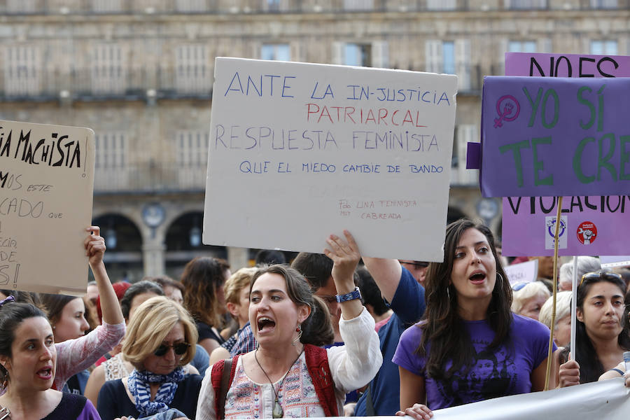 Fotos: Salamanca se manifiesta contra la sentencia de la Manada