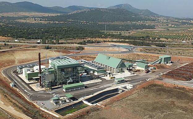 Planta de combustión de biomasa de Mérida. 