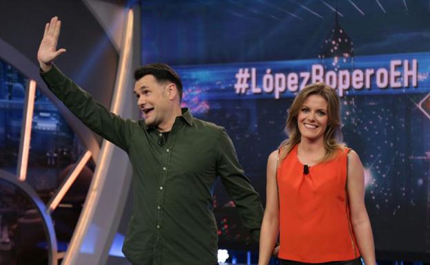 Iñaki López y Andrea Ropero en 'El Hormiguero'. 