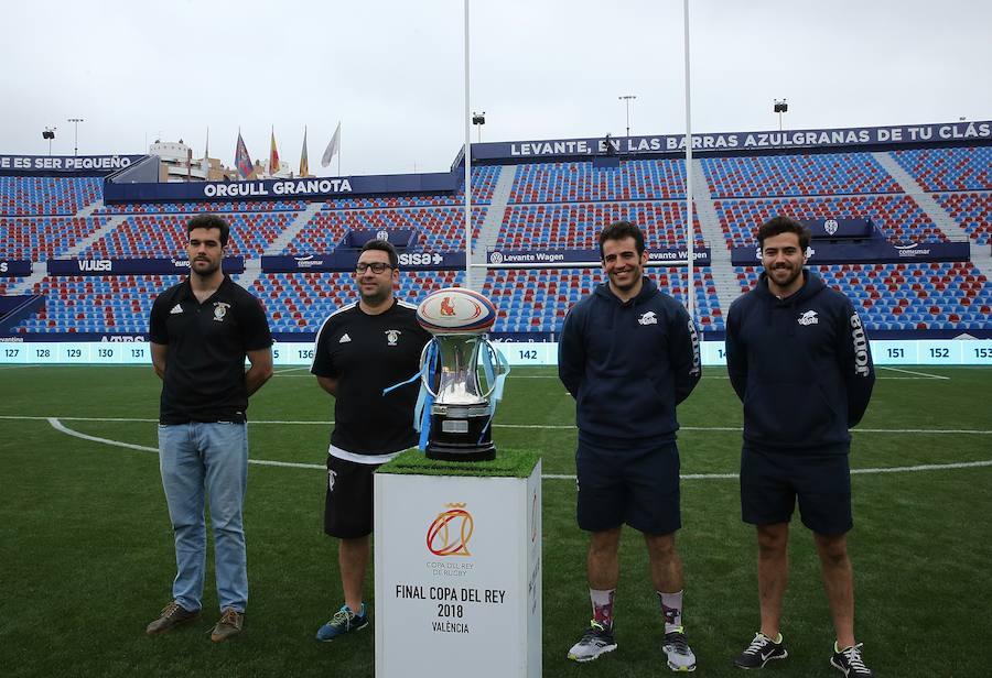 Fotos: Preparativos en Valencia para la Copa del Rey de rugby