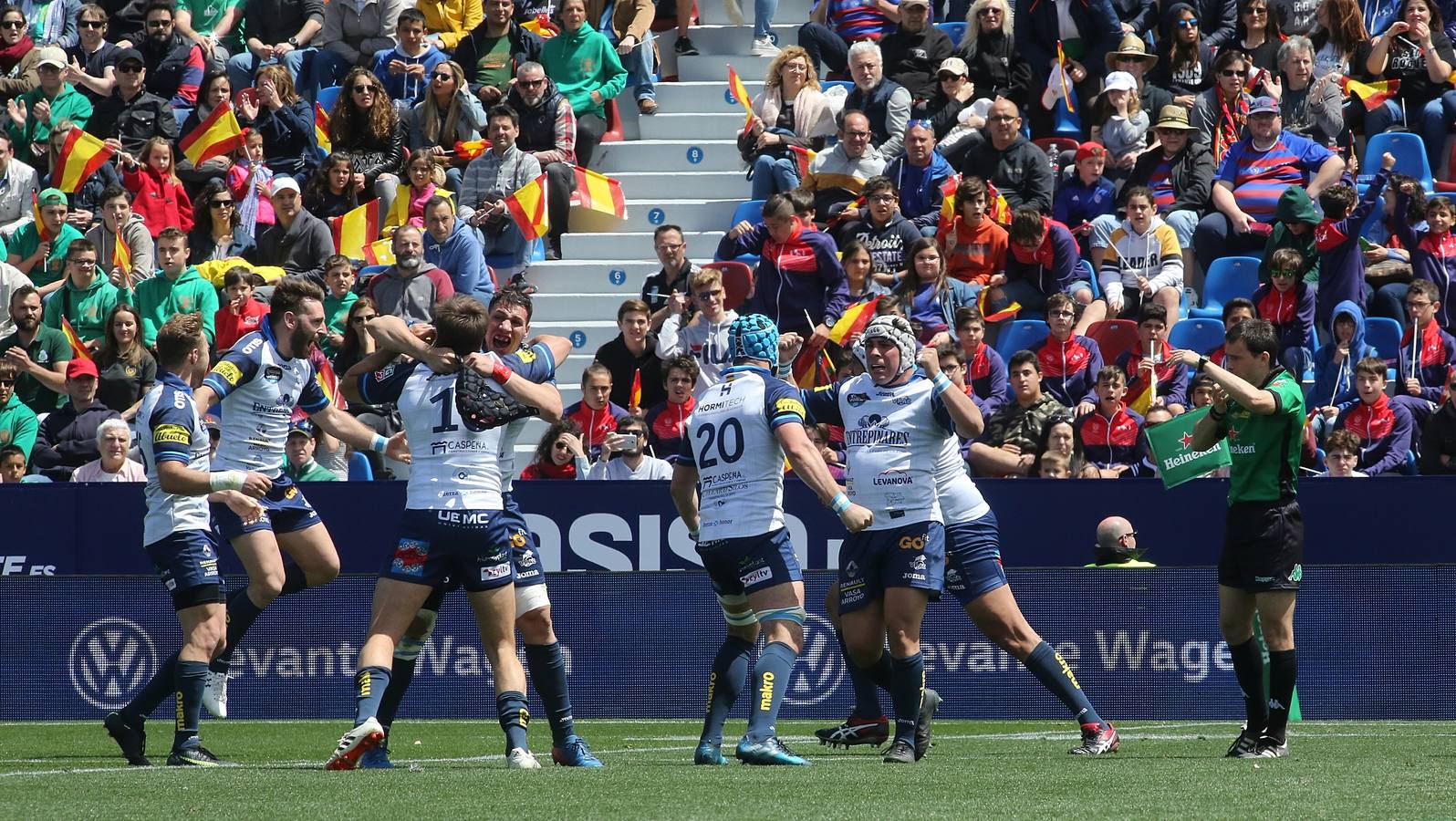 Fotos: Victoria del VRAC Quesos Entrepinares en la final de la Copa del Rey de rugby frente al Silverstorm El Salvador