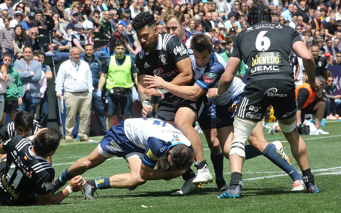 Fotos: Victoria del VRAC Quesos Entrepinares en la final de la Copa del Rey de rugby frente al Silverstorm El Salvador