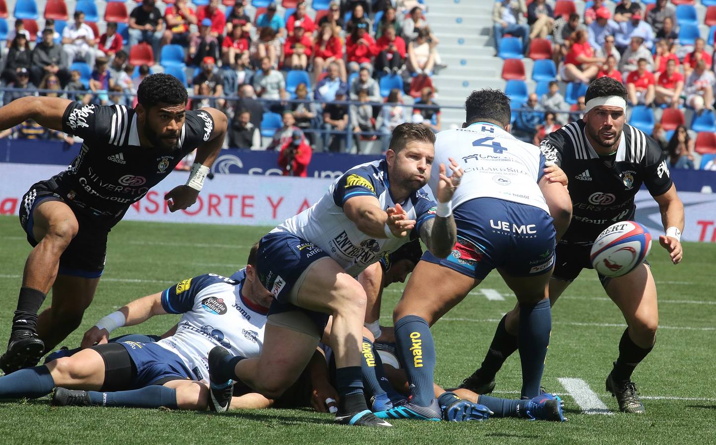 Fotos: Victoria del VRAC Quesos Entrepinares en la final de la Copa del Rey de rugby frente al Silverstorm El Salvador