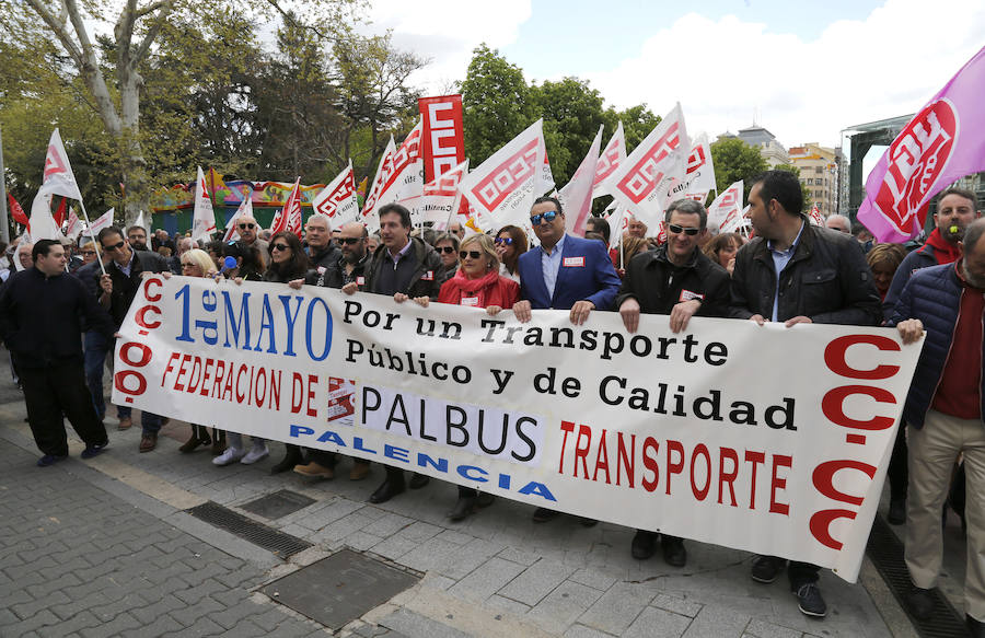 Fotos: Primero de mayo en Palencia