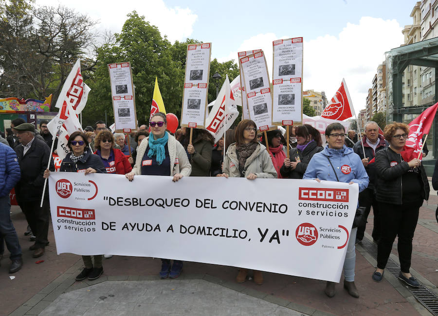 Fotos: Primero de mayo en Palencia