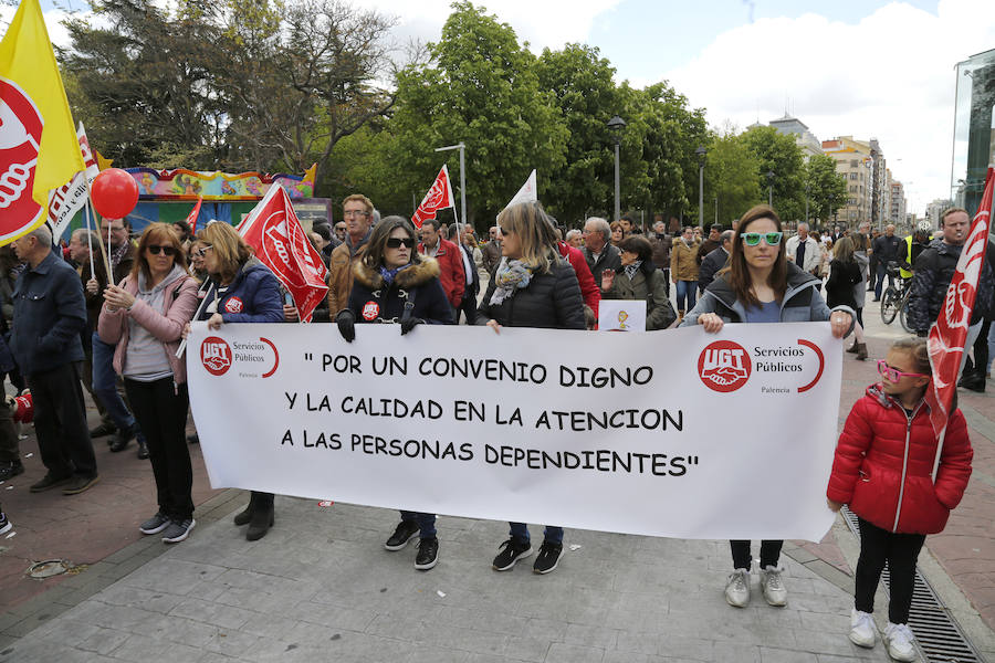 Fotos: Primero de mayo en Palencia