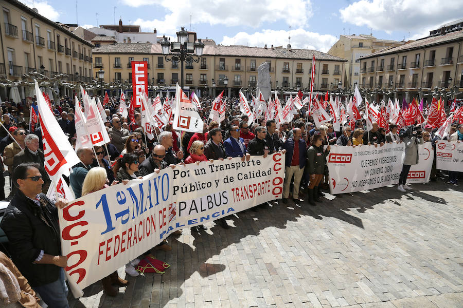 Fotos: Primero de mayo en Palencia