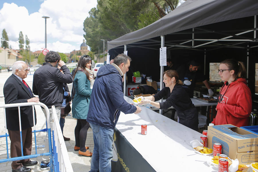 Más de 3.000 personas han recorrido el trayecto desde la Gran Vía hasta la Plaza Mayor reclamando más derechos sociales y bajo la consideración, según los dirigentes sindicales provinciales, de que hay «motivos para más movilizaciones»