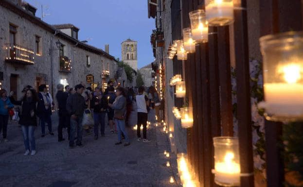 Edición pasada de los Conciertos de las Velas de Pedraza. 