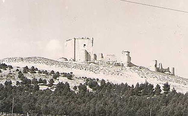 Castillo de Íscar en los años 70.