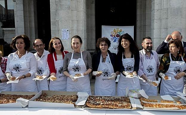 Reparto de la Corona de San Pedro.