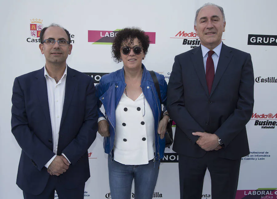 Luis Vélez, Rafaela Romero y Antonio Gato (concejales del equipo de Gobierno del Ayuntamiento de Valladolid).