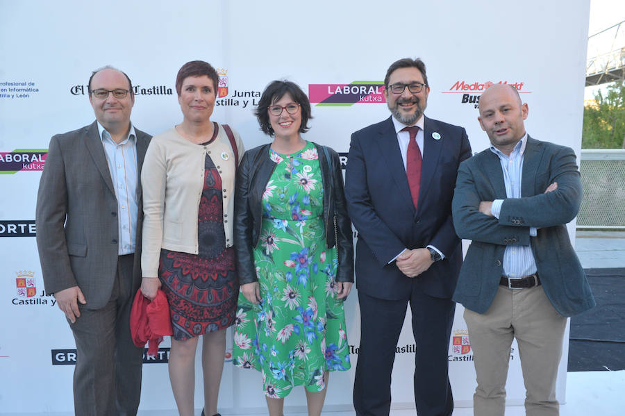 Pablo Gómez, Luis Manuel, María Moncada, Mª Carmen Sanz, Pedro Rodríguez, de la Fundación General de la Universidad de Valladolid y del Itacyl.