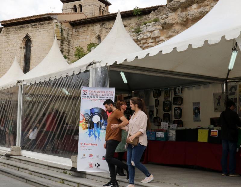 Feria del Disco en la Plaza de Portugalete de Valladolid