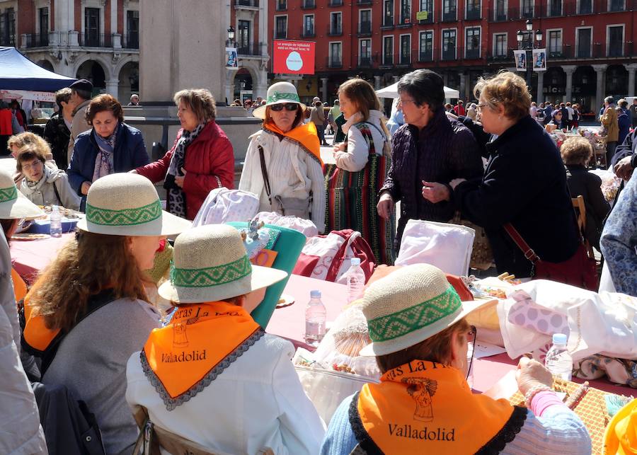 Fotos: Encuentro de Bolillos en la Plaza Mayor de Valladolid