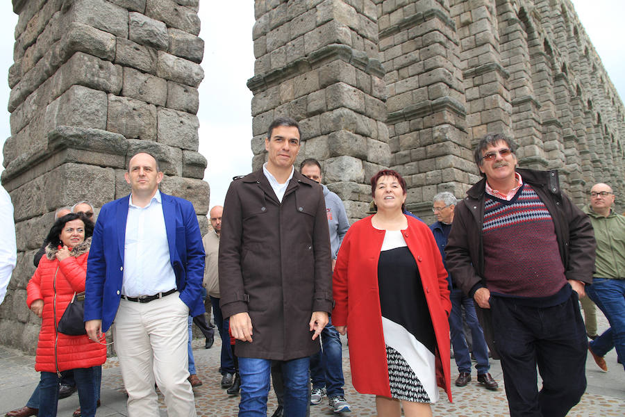 Fotos: Pedro Sánchez en Segovia