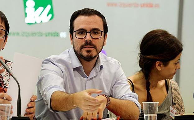 Alberto Garzón, coordinador general de Izquierda Unida.