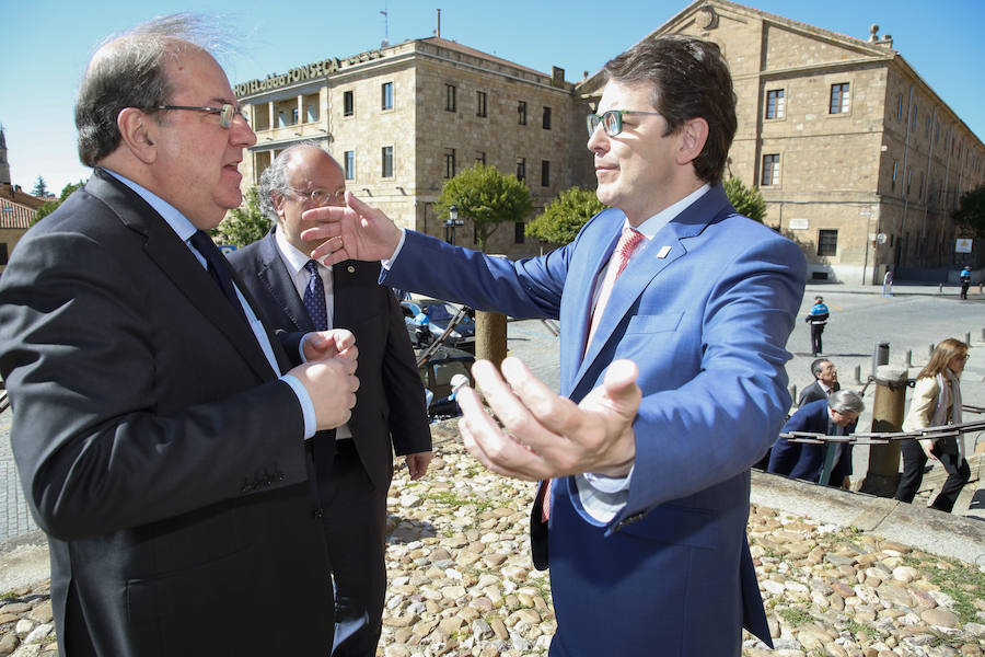 Sesión plenaria de las Cortes en Salamanca