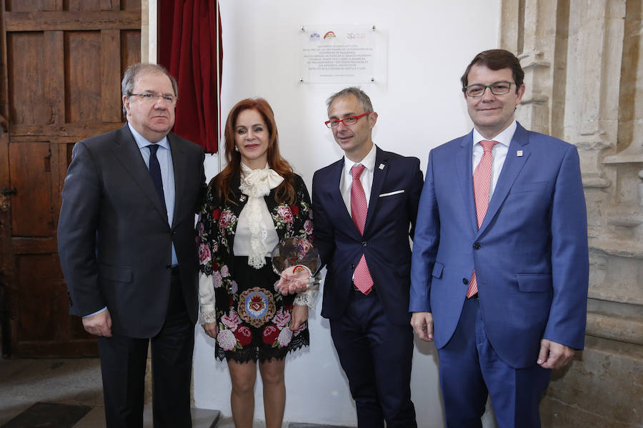 Sesión plenaria de las Cortes en Salamanca