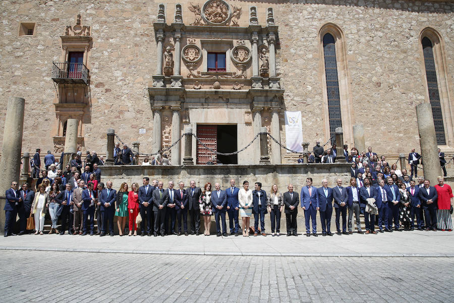Sesión plenaria de las Cortes en Salamanca